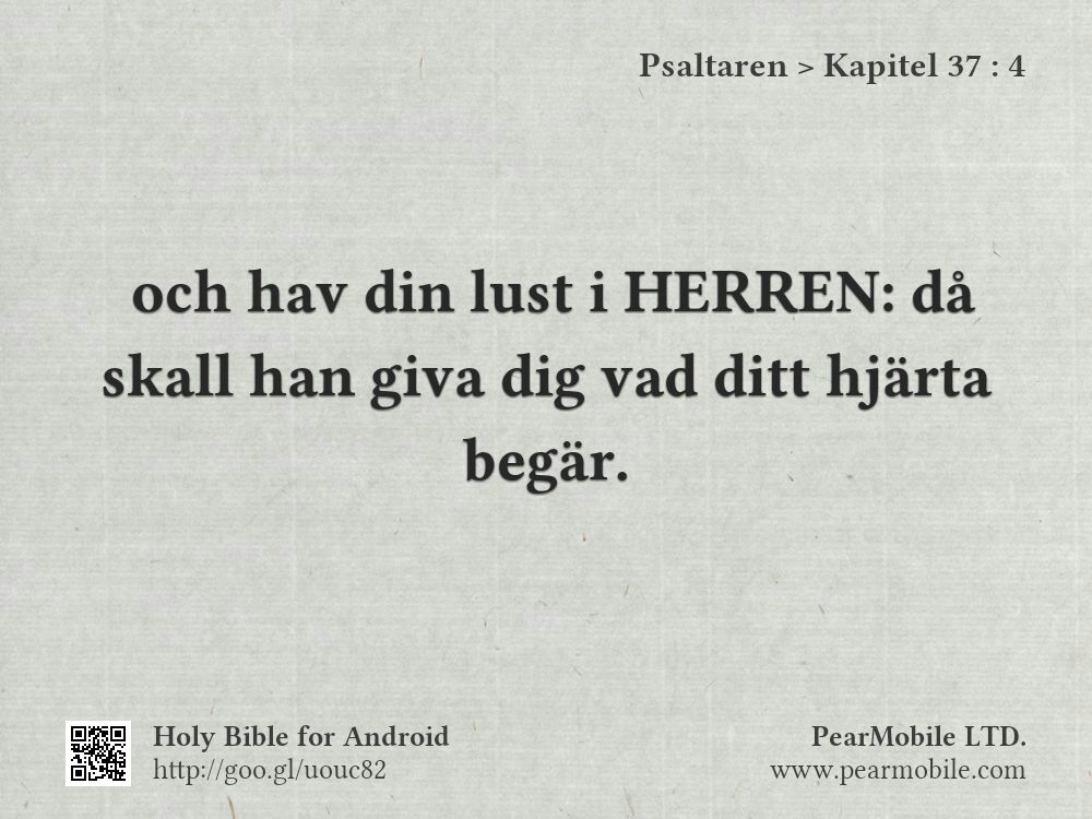 Psaltaren, Kapitel 37:4